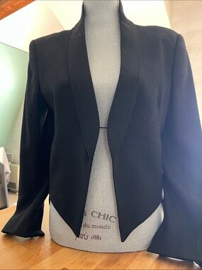 Theyskens' Theory Black Tuxedo style jacket